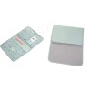 Mintgroene luieretui met bloemetjes - Changing pouch floral turquoise 